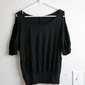 Chic Vintage Black Women's Blouse